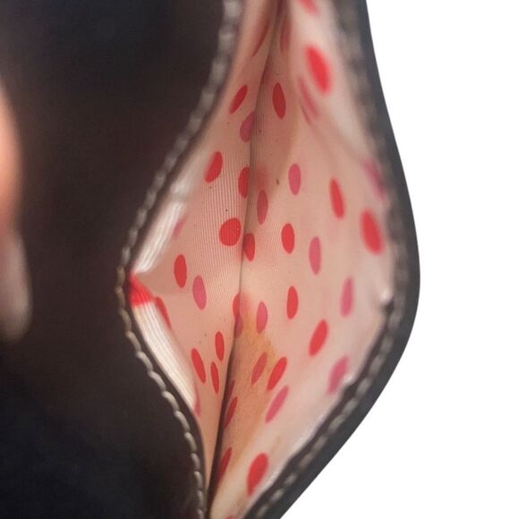 Kate Spade Black Leather Key Fob Zip Coin Bifold Wallet - Picture 12 of 15